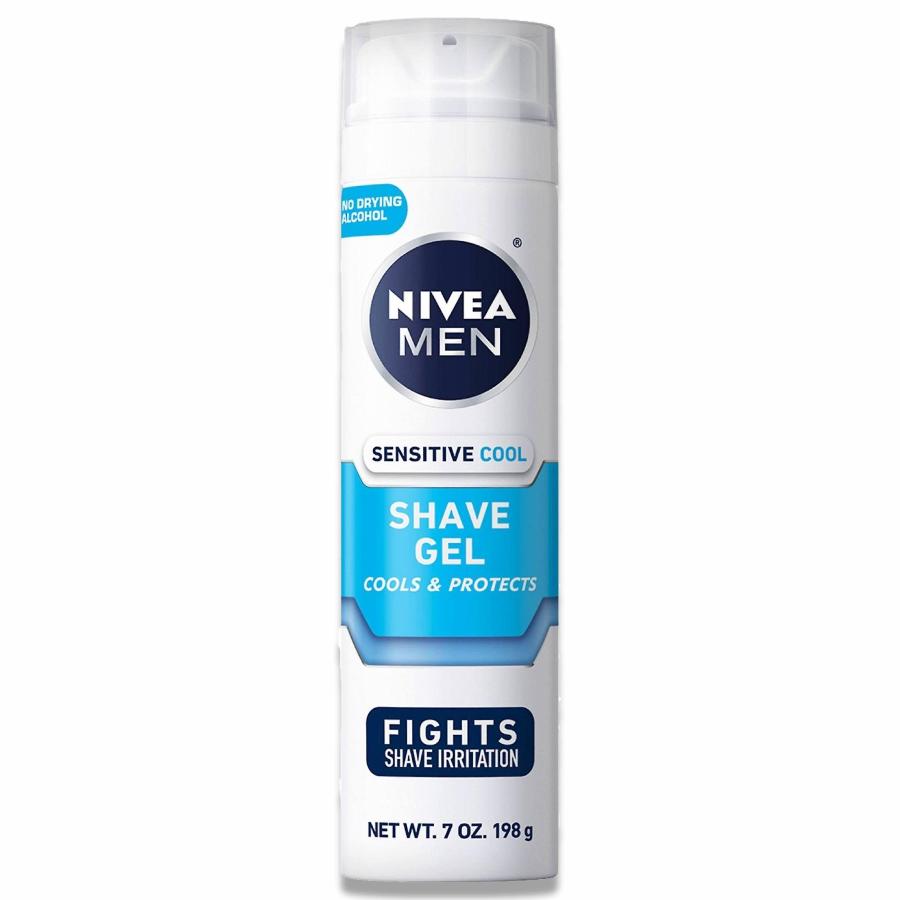 Nivea - Men Cooling Shaving Gel, Sensitive Skin - 7 Oz - 12 Pack