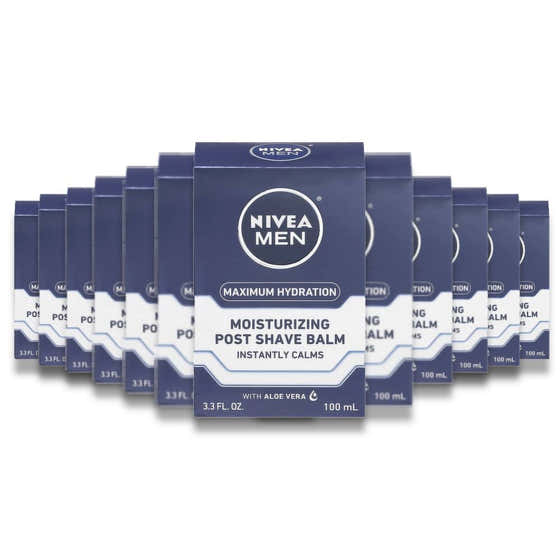 Nivea - For Men Moisturizing Post Shave Balm - 3.3 oz - 12 Pack - Nivea For Men Moisturizing Post Shave Balm - 3.3 oz - 12...