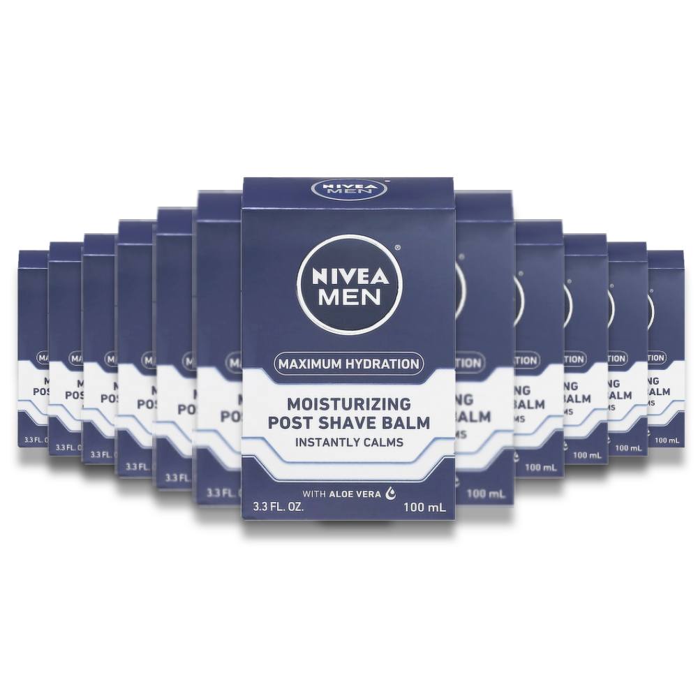 Nivea For Men Moisturizing Post Shave Balm - 3.3 oz - 12 Pack Contarmarket