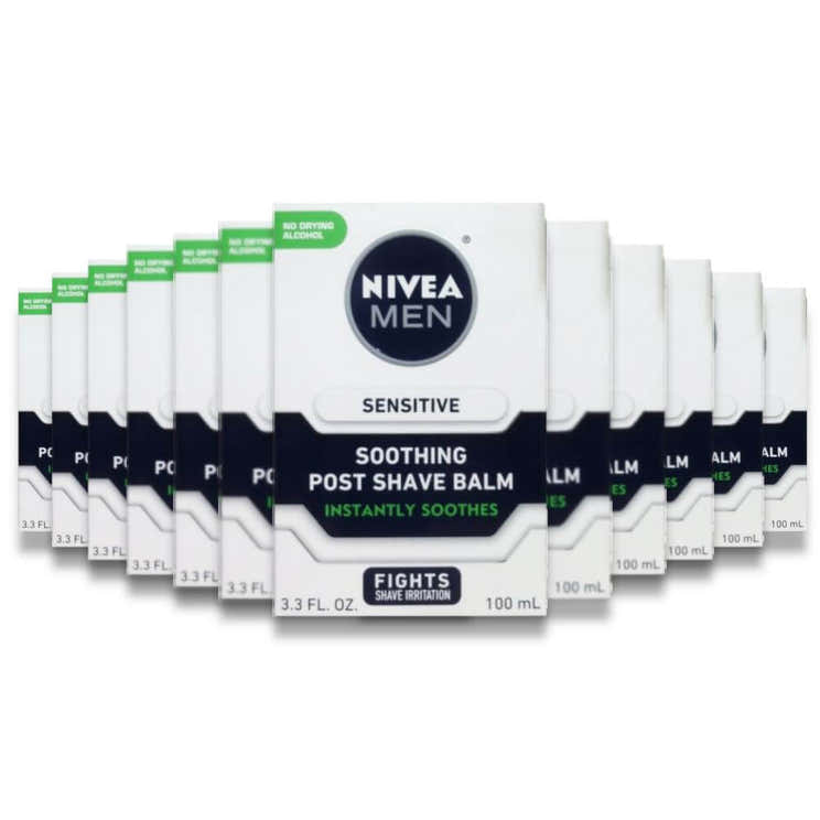 Nivea - For Men Sensitive Post Shave Balm - 3.3 oz - 12 Pack | Nivea - Pre Order