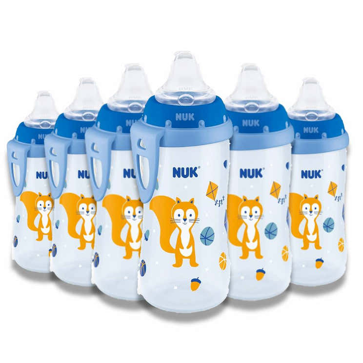 NUK - Active Toddler Silicone Cup, 2 colors - 10 Oz - 6 Pack | NUK - Pre Order