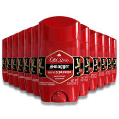 Old Spice Antiperspirant Deodorant for Men Red Zone Swagger 3 Oz 12 Pack Contarmarket