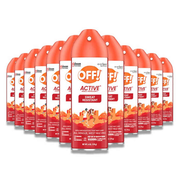 OFF! - Active Insect Repellent, Sweat Resistant - 6 Oz - 12 Pack | OFF! - Pre Order