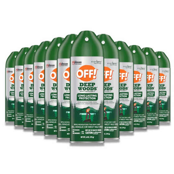 OFF! Deep Woods Spray Repellent 6 oz -  12 Pack | OFF! - All products