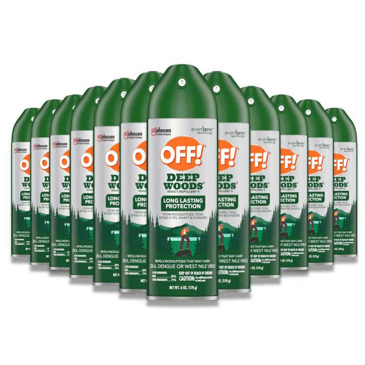 OFF! Deep Woods Spray Repellent 6 oz -  12 Pack | OFF! - Pre Order