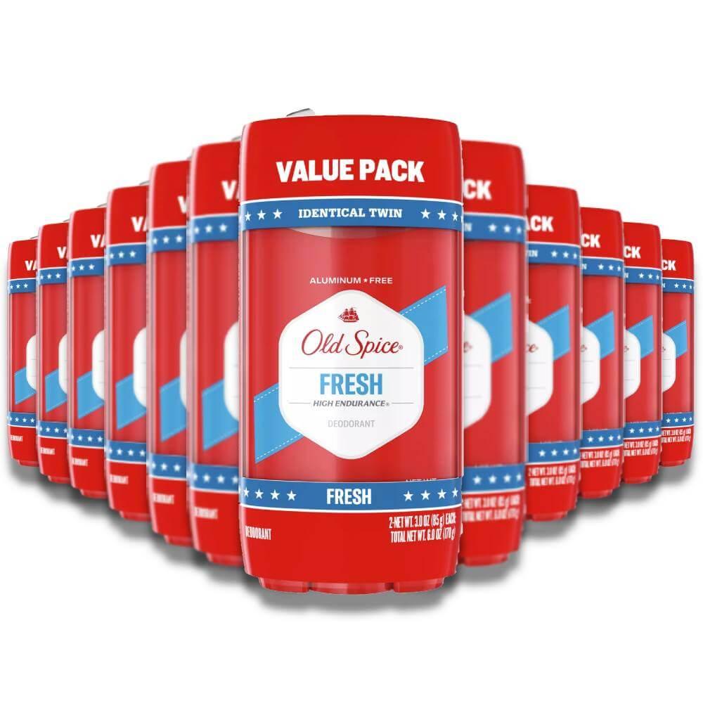Old Spice High Endurance Fresh Deodorant Twin Pack - 2 Count, 3 Oz