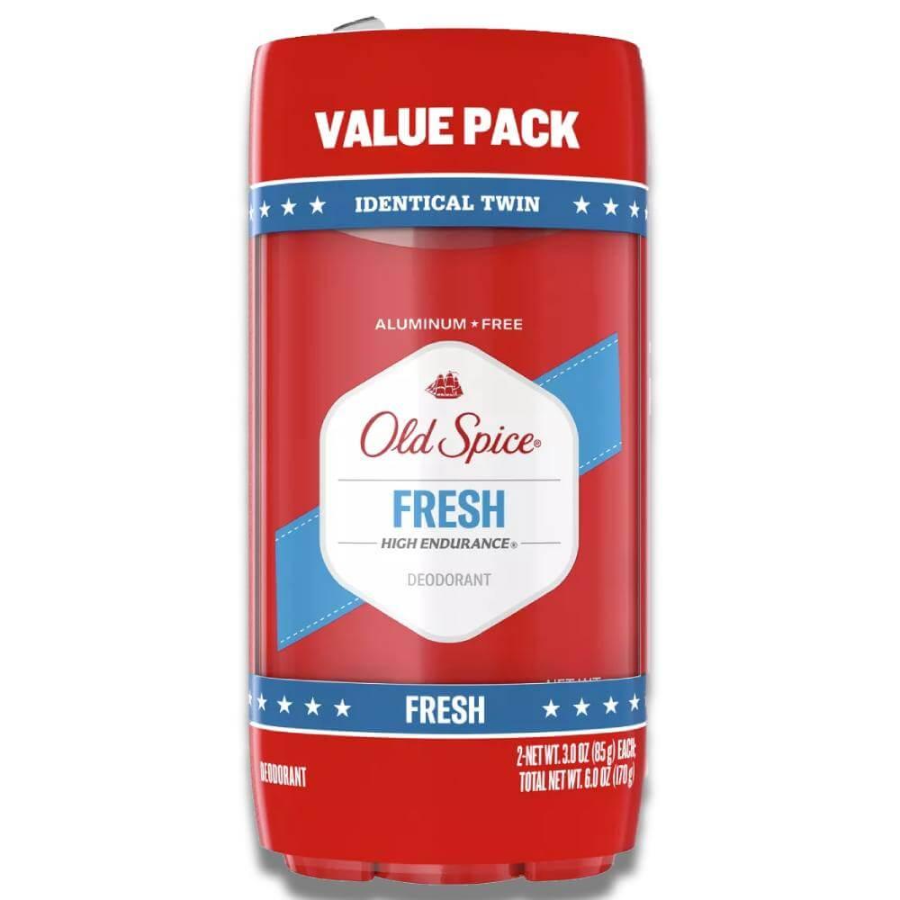 Old Spice High Endurance Fresh Deodorant Twin Pack - 2 Count, 3 Oz