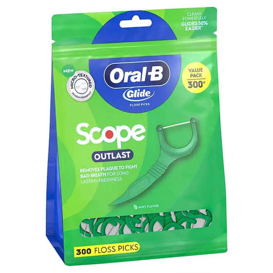 Oral-B Glide Floss Picks, Scope Outlast - 300 Ct | Oral-B - All products