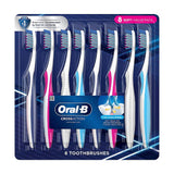 Oral-B - Cross Action Manual Toothbrushes - 8 Pack