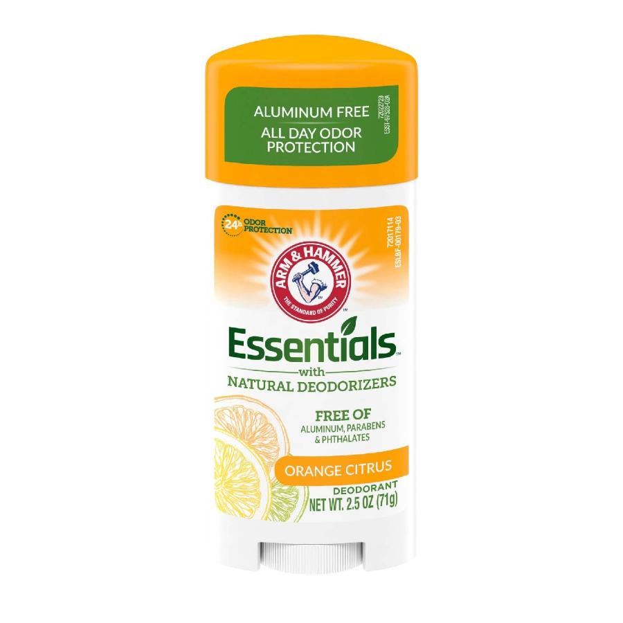 Arm & Hammer Essentials Natural Deodorant Orange Citrus 2.5 oz  - 12 Pack