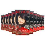 Revlon ColorSilk Hair Color - Beautiful Color - #11 Soft Black - 12 Pack