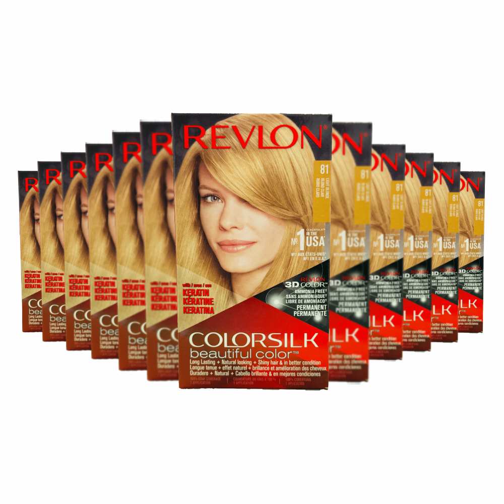 Revlon ColorSilk Hair Color - #81 Light Blonde - 12 Pack