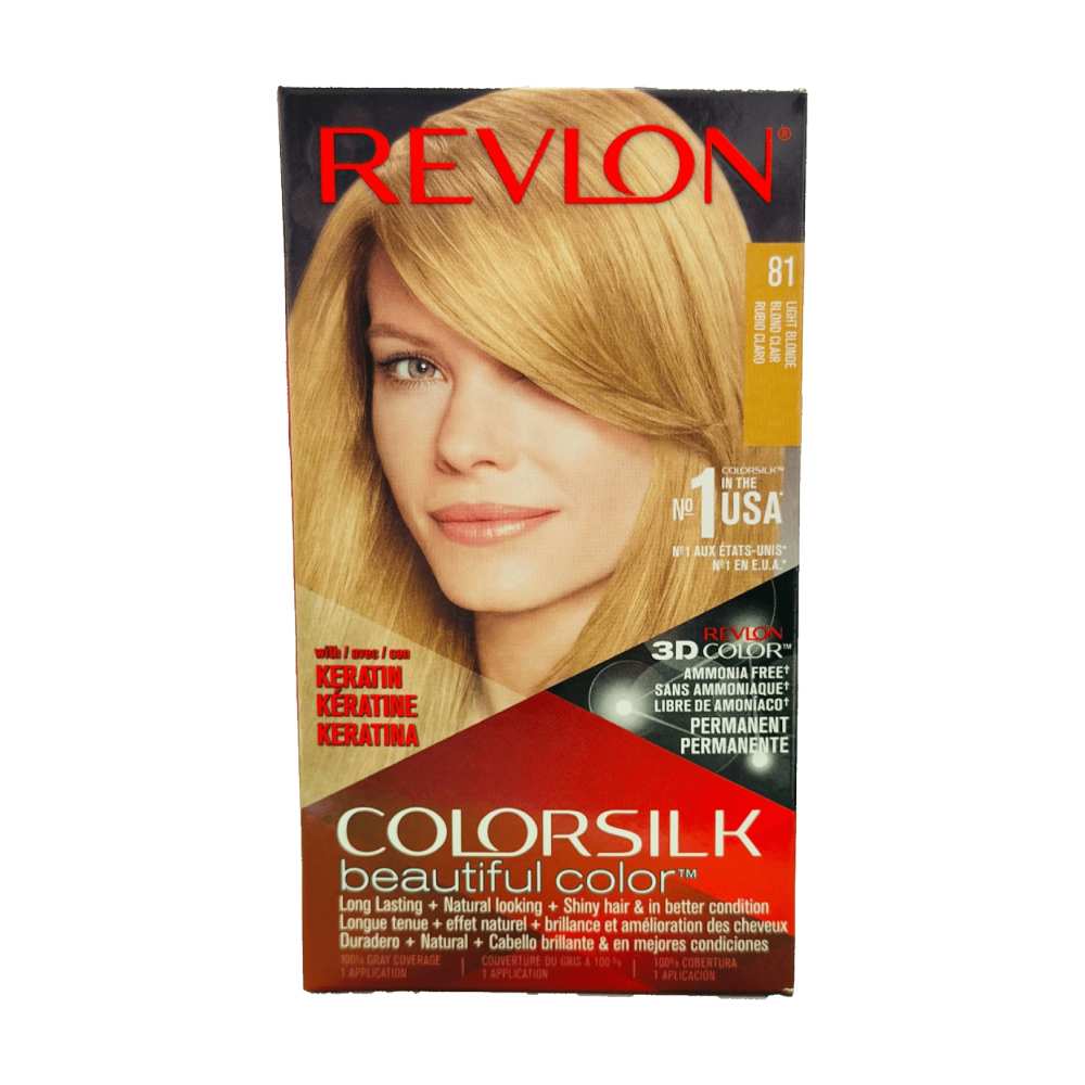 Revlon ColorSilk Hair Color - #81 Light Blonde - 12 Pack