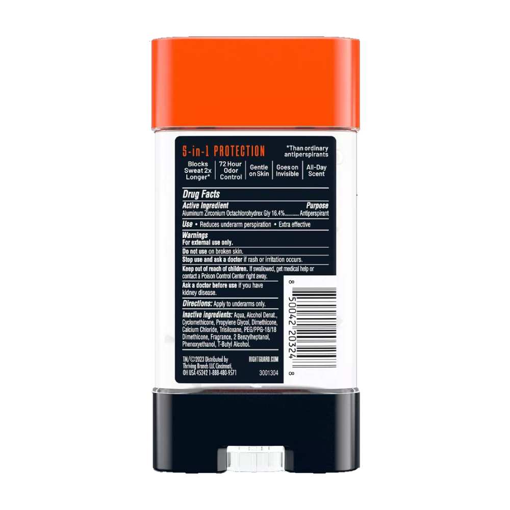 Right Guard - Xtreme Fresh Blast Deodorant, Gel - 4 Oz - 12 Pack