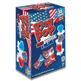 Ring Pop Limited Edition Red, White, and Blue Lollipop Variety Party Pack (16 oz., 32 ct.)