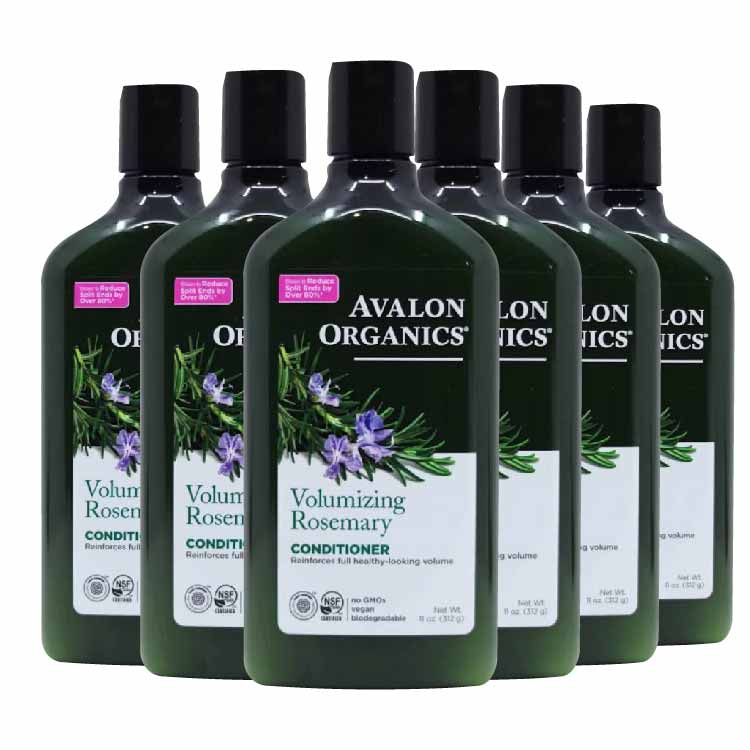 Avalon - Organics Volumizing Rosemary Conditioner - 11 Fl. Oz - 6 Pack