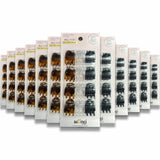 Scunci - Mini Hair Jaw Clips, Assorted Colors, 12 Ct - 48 Pack