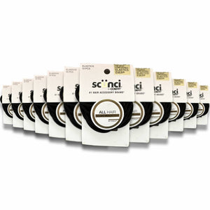 Scunci - Nylon Elastics All Hairbands, 10 Ct - 48 Pack
