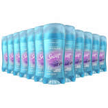 Multiple bottles of Secret deodorant in Relaxing Lavender scent on a white background