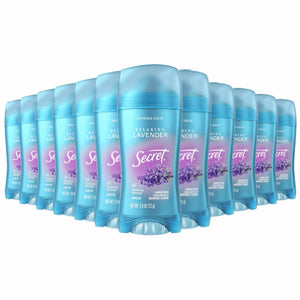 Secret Invisible Solid Lavender  Antiperspirant & Deodorant 2.6 Oz - 12 Pack