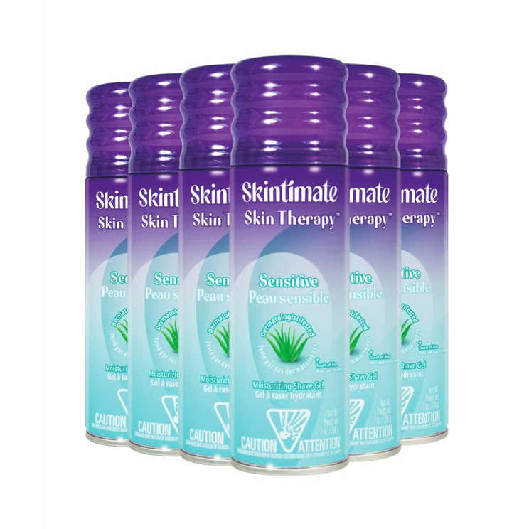 Skintimate Skin Therapy Sensitive Skin Women's Shave Gel, 7 Oz - 6 Pack - Skintimate Skin Therapy Sensitive Skin Women...