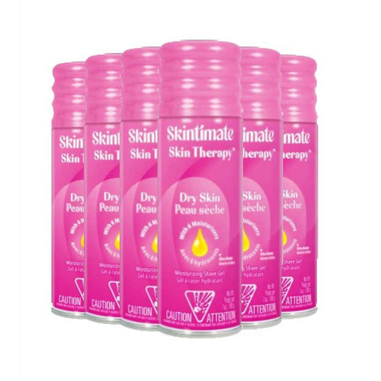 Skintimate Skin Therapy Dry Skin Women's Shave Gel 7 Oz - 6 Pack -  Skintimate Skin Therapy Dry Skin Shave Gel 7oz - W...