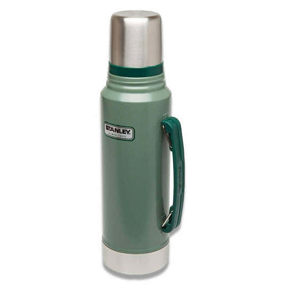 Stanley - Classic Vacuum Insulated Wide Mouth, Hammertone Green - 1.1 QT / 1.0 L Each | Stanley - All products