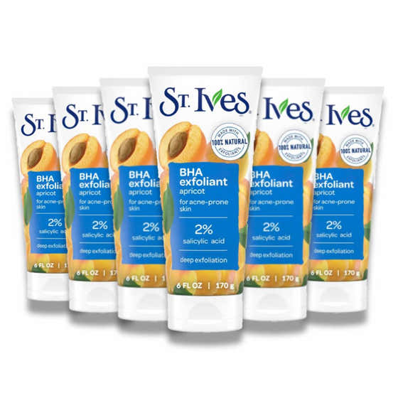 St. Ives Acne Control Apricot Face Scrub - 6 Oz - 6 Pack | St Ives - All products