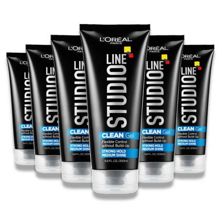 L'Oreal - Studio Line Clear Minded Clean Gel, Strong Hold - 6.8 Oz - 6 Pack - L'Oreal Studio Line Clear Minded Cle...