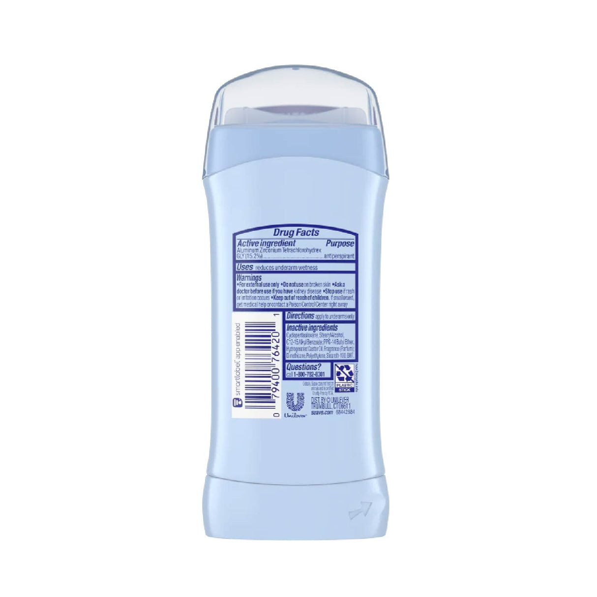 Suave Women's Fresh Invisible Solid Deodorant Stick  2.6 oz - 12 Pack