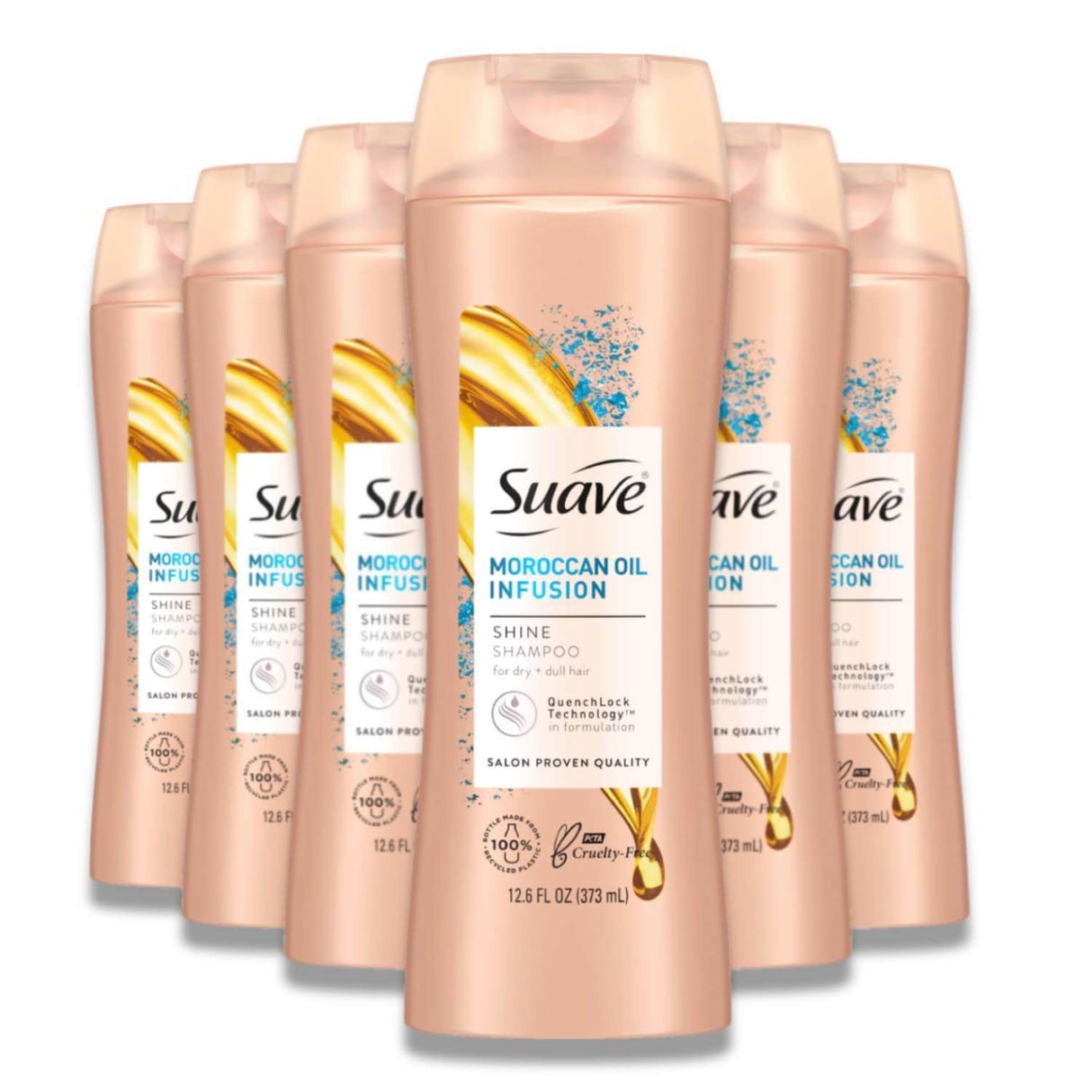 Suave Professionals Shine Conditioner Moroccan Infusion - 12.6 oz - 6 Pack Contarmarket