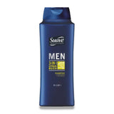 Suave Citrus Rush 3-in-1 Shampoo, Conditioner & Body Wash - 4 Pack Contarmarket