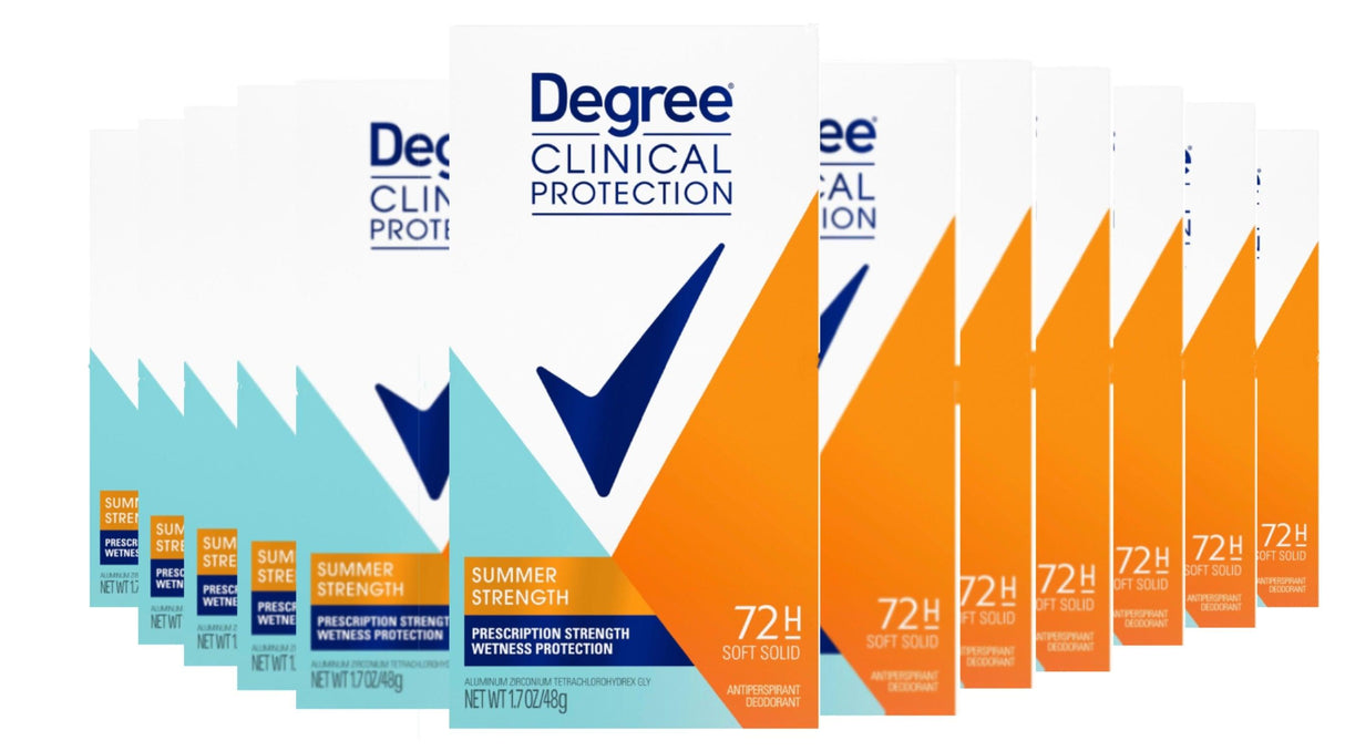 Degree Clinical Protection Summer Strength Antiperspirant & Deodorant  1.7oz - 120 Pack
