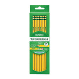Ticonderoga - #2 Wood Pencils, 2mm, Erasable, Yellow, Kids - 24 Ct - 360 Pack
