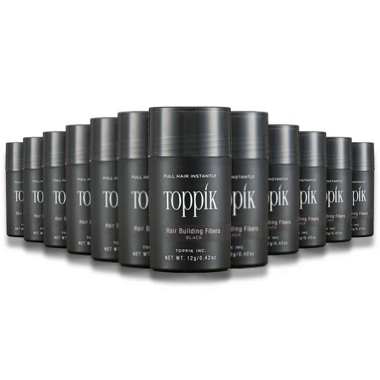 Toppik - Hair Building Fibres Black - 0.42 Oz - 12 Pack | Toppik - Pre Order