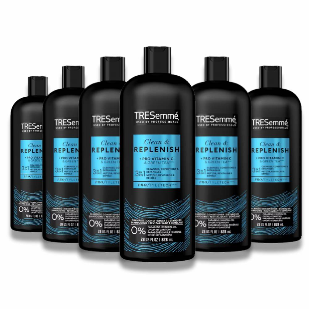 Tresemme - 3-in-1 Tresemme Shampoo & Conditioner - 28 Oz - 6 Pack