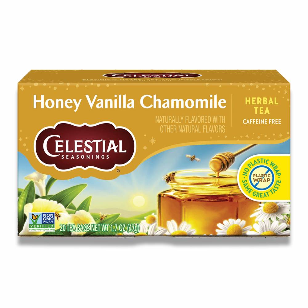 Celestial Seasonings - Herbal Tea, Honey Vanilla Chamomile - 20 Ct
