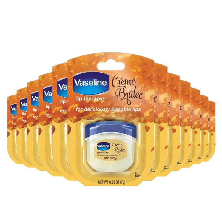 Vaseline Lip Therapy Creme Brulee Lip Balm 0.25 oz -32 Pack - Travel Size | Vaseline - Pre Order