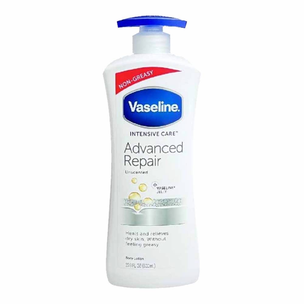 Vaseline - Intensive Care, Advanced Repair, Non-Greasy Lotion, Unscented - 20.3 Oz - 4 Pack