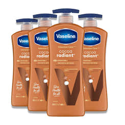 Vaseline Cocoa Radiant Lotion - 20.3 Oz - 4 Pack Contarmarket