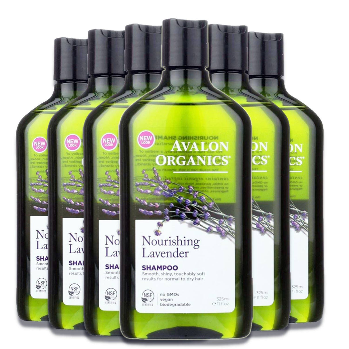 Avalon - Organics Shampoo Lavender Nourishing  11 Fl. oz, 6 Pack
