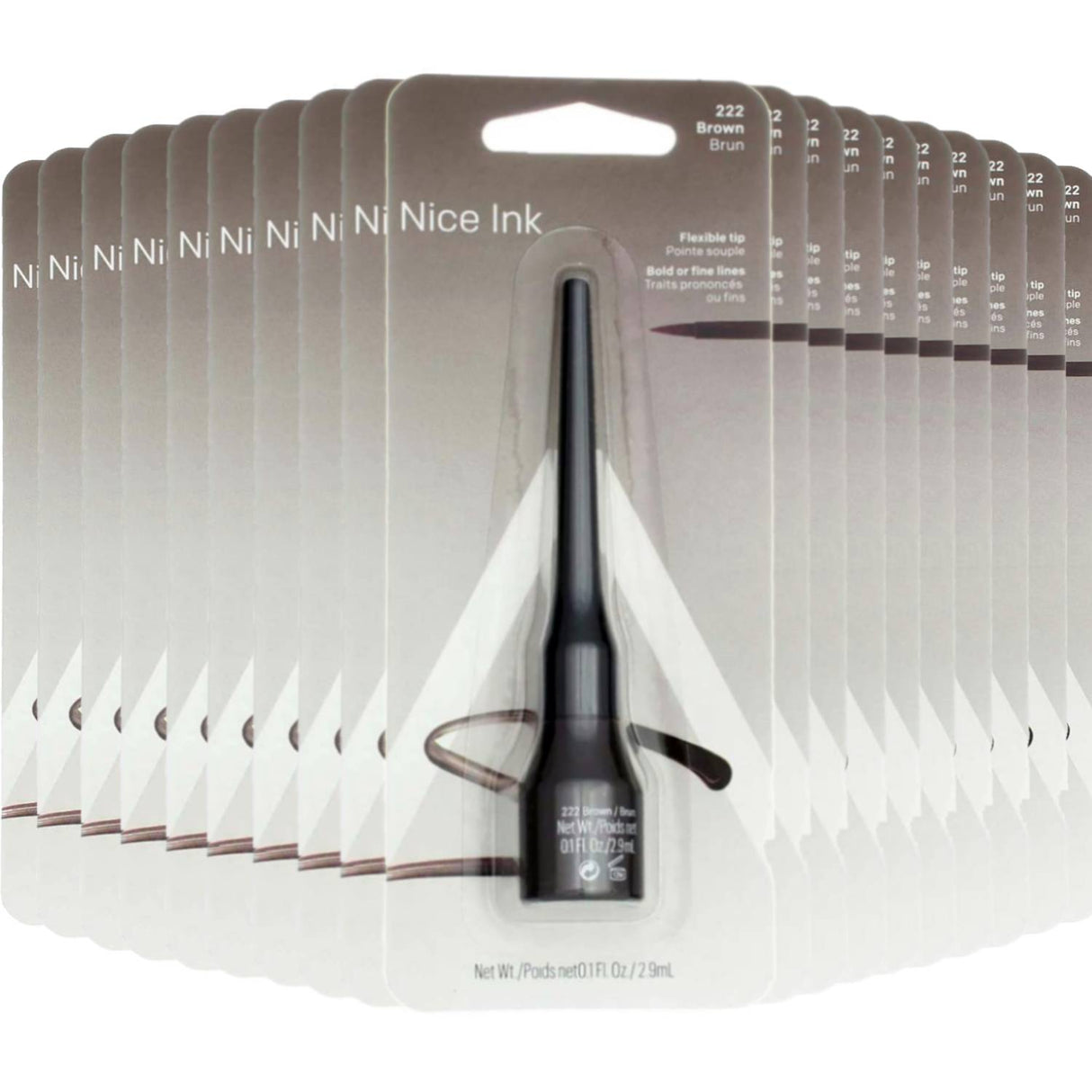 Almay Eyeliner Liquid Line, Brown (222), 0.1 oz  - Wholesale - 36 Pack