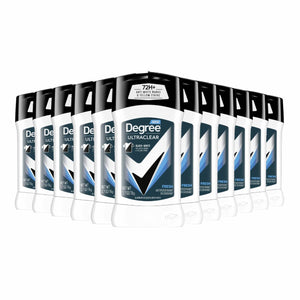Degree Men Fresh  UltraClear Antiperspirant Deodorant 72-Hour, 2.7 Oz - 12 Pack