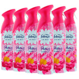 Febreze Air Mist Freshener Spray  Peony & Cedar - 300 ml / 10.14 oz - 6 Pack