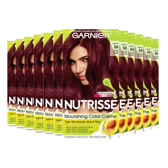 Garnier Nutrisse Nourishing Color Creme - Medium Reddish Brown (56) - 12 Pack | Garnier - Nutrisse