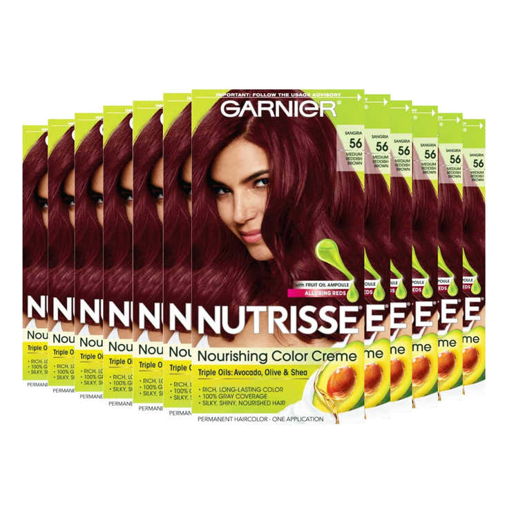 Garnier Nutrisse Nourishing Color Creme - Medium Reddish Brown (56) - 12 Pack | Garnier - Pre Order