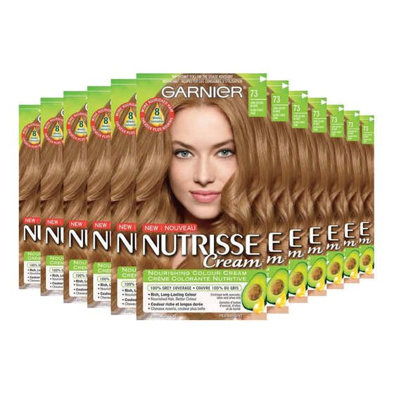 Garnier Nutrisse Nourishing Color Creme - Dark Golden Blonde (73) - 12 Pack | Garnier - Nutrisse
