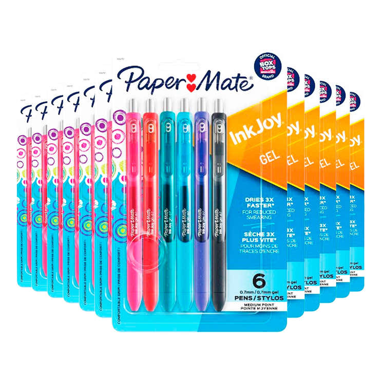 Paper Mate InkJoy Gel Pen 7mm  6 Color Set - 36 Pack | Paper Mate - Pre Order