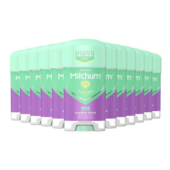 Mitchum Women Gel Antiperspirant Deodorant, Shower Fresh - 2.25 Oz - 24 Pack | Mitchum - All products
