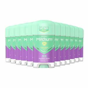 Mitchum Women Gel Antiperspirant Deodorant, Shower Fresh - 2.25 Oz - 24 Pack